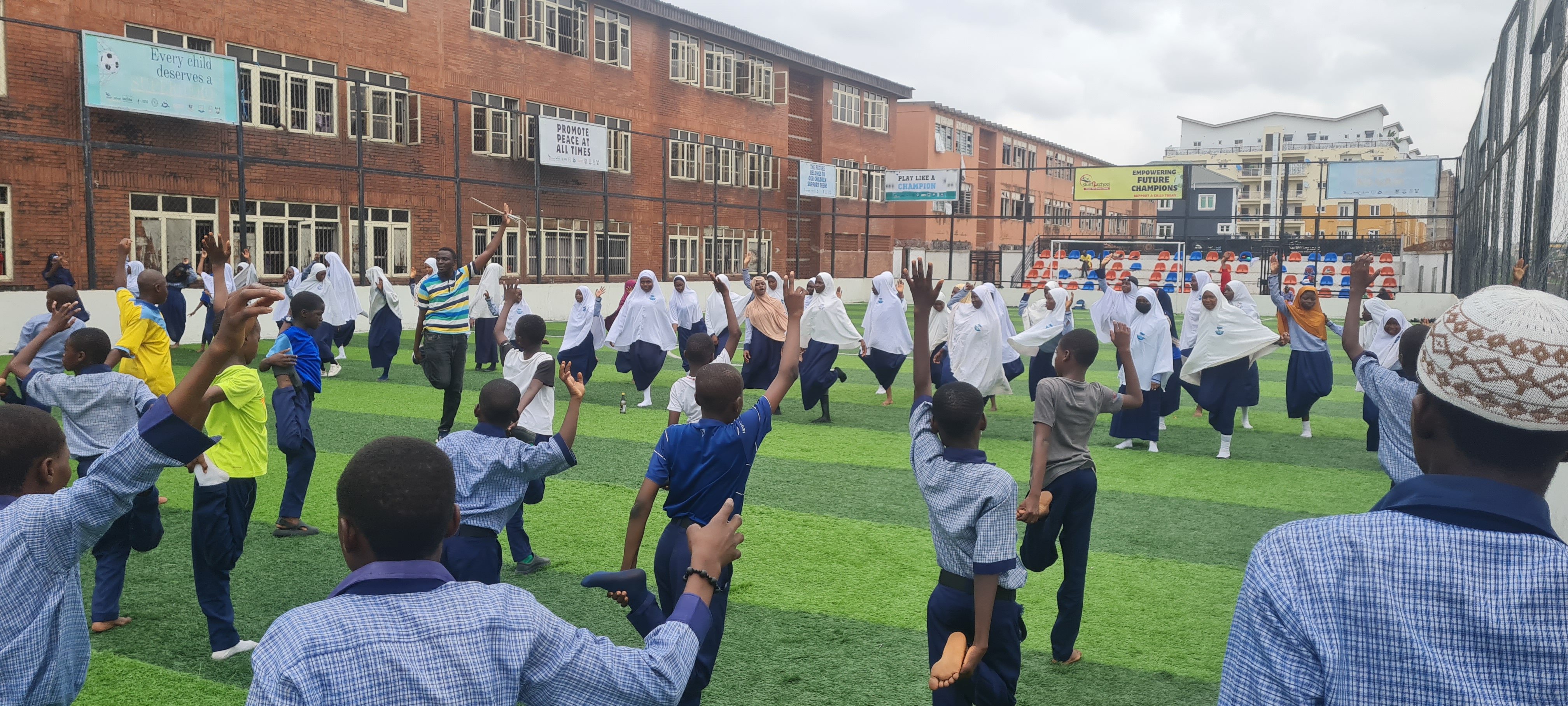 Students Physical and health education session